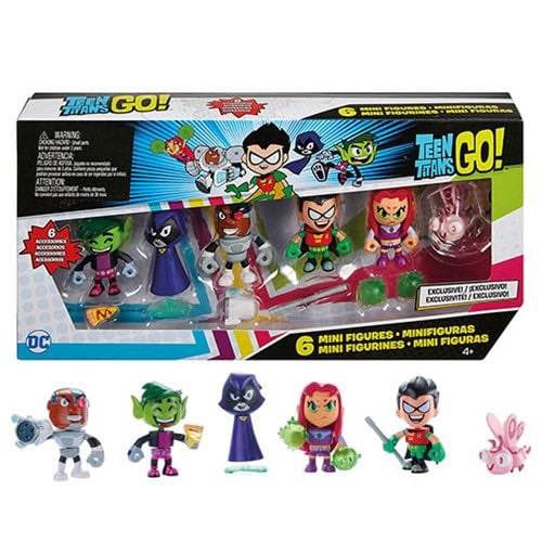 Rare Teen Titans GO 6 Mini Figures - photo 5