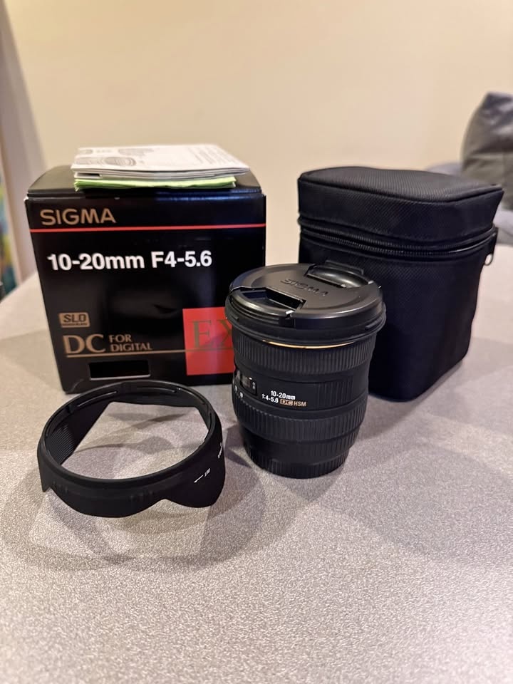 Sigma 10-20mm f/4-5.6 EX DC HSM Lens 🏆