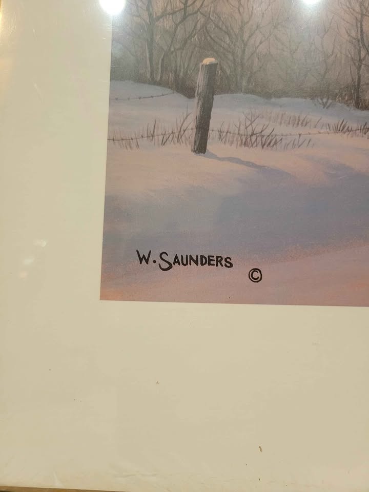 W. (Bill) Saunders Art: Bearing Gifts Print - photo 2