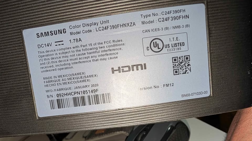 Samsung FHD Curved Monitor 24 inch - photo 3