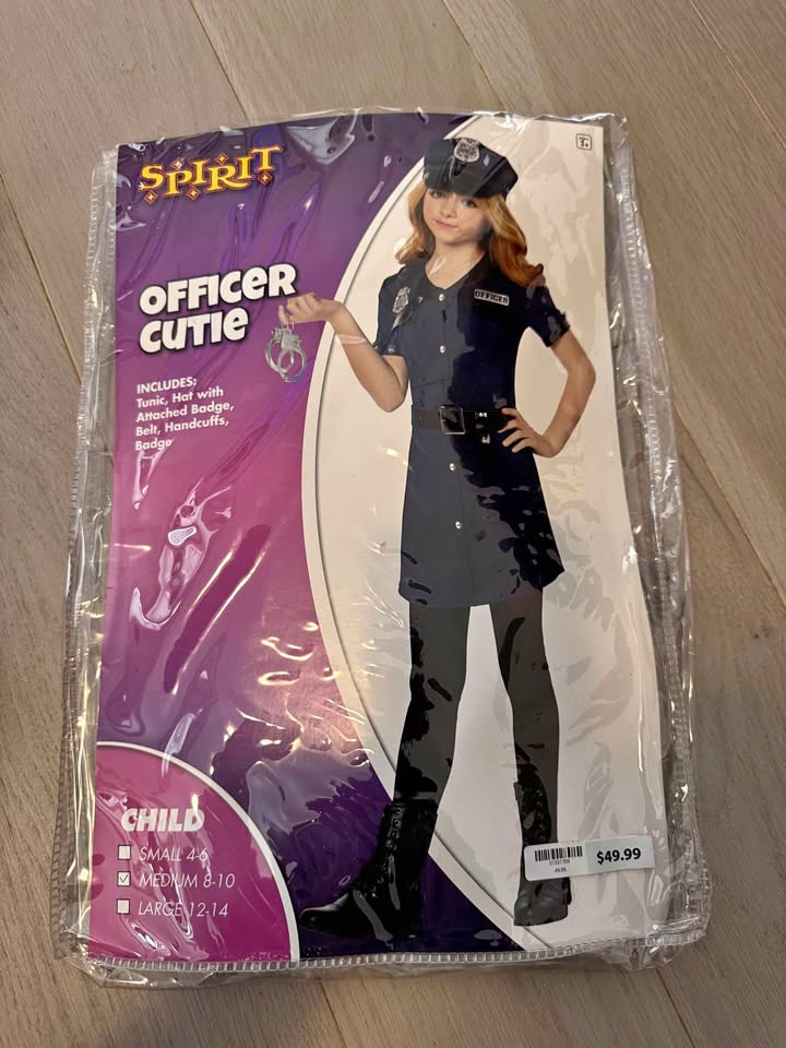 Spirit Halloween Officer Cutie child costume