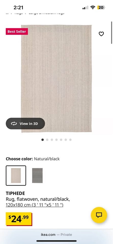 IKEA rug