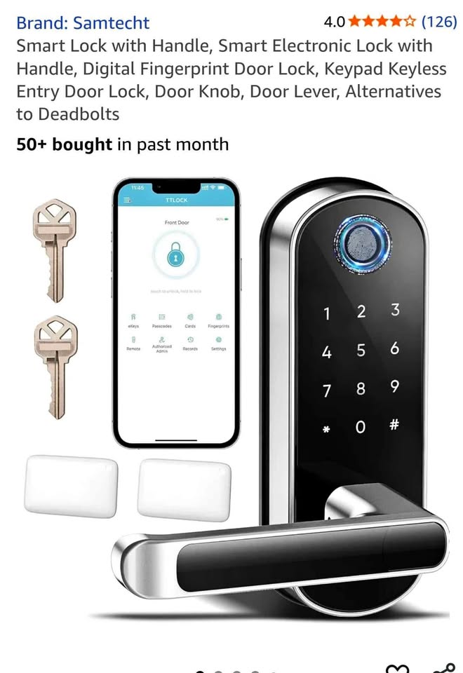 Brand New Sealed Pack Masgety Keyless Entry Door Lock