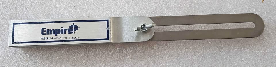 Empire 132 T-Bevel Heavy Duty Stainless Steel, True Blue