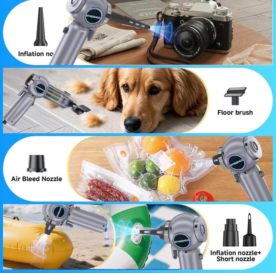 Portable Handheld Car Vacuum – 25000Pa Cordless (New) - photo 5