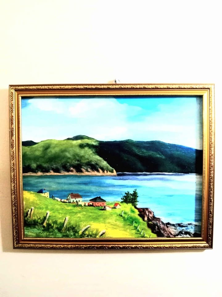 Free delivery. Oil Painting, Framed, Signed. 22"x18" $35. - photo 2
