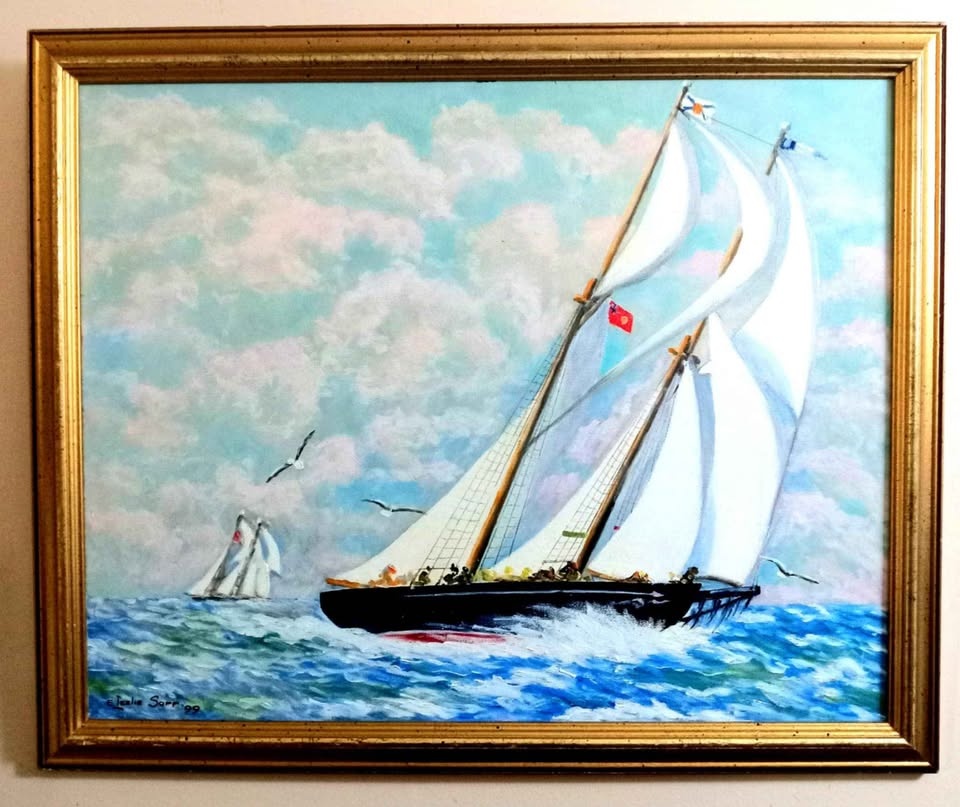 Free delivery. Oil Painting, Framed, Signed. 22"x18" $35. - photo 3
