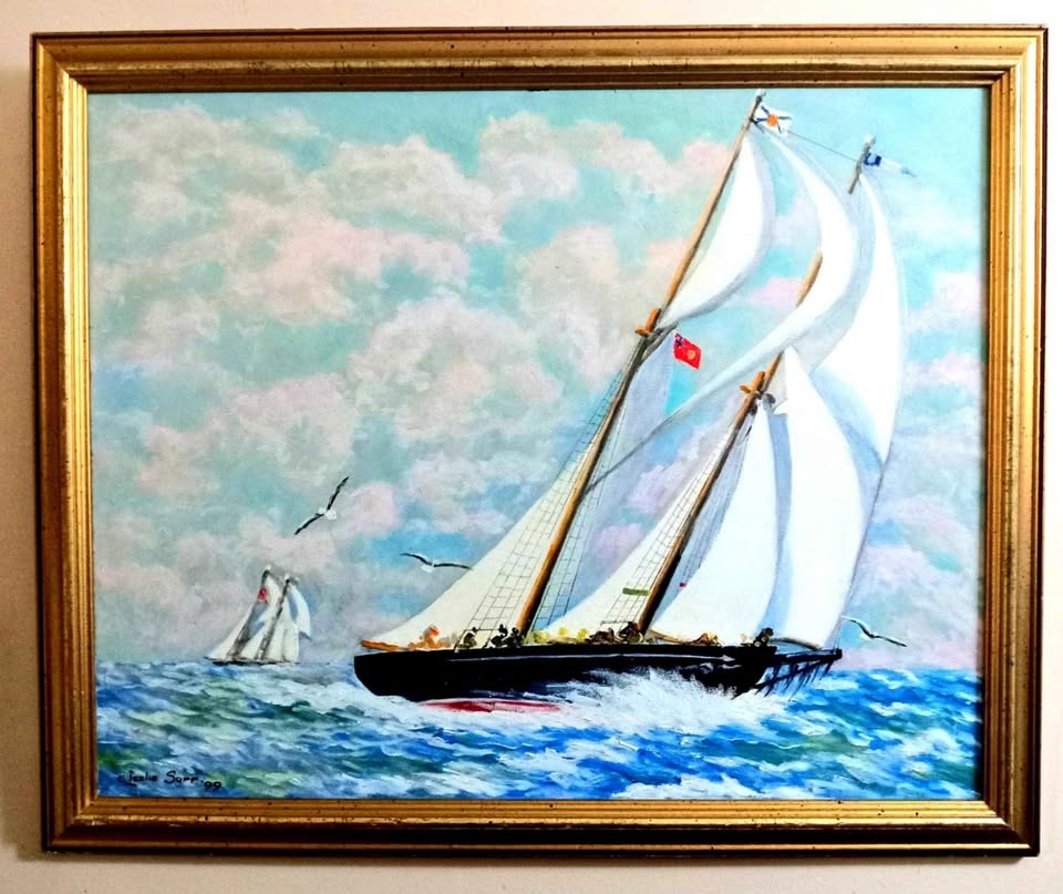 Antique Original Oil Painting, Framed, Signed