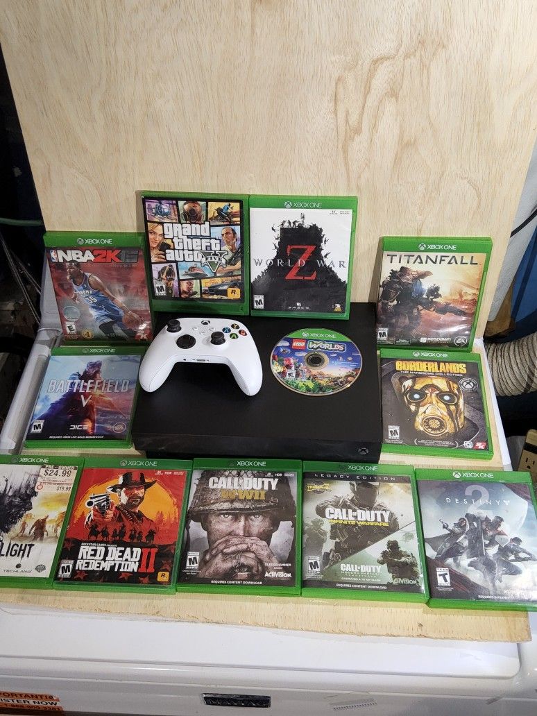 Xbox One X Slim Disk Bundle 1TB, 12 Games