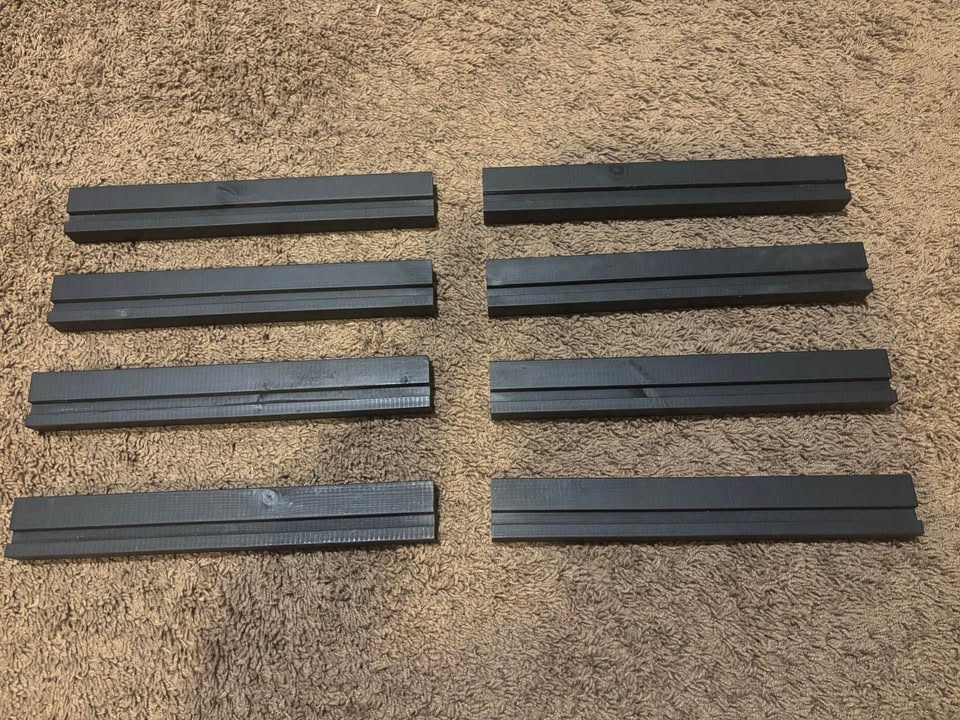 Set of 8 record / vinyl shelves - photo 2