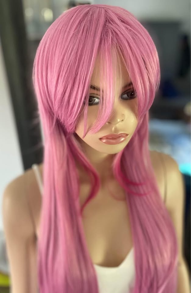 NWOT 110cm Ultra Long Pink Anime or Mermaid Wig 284 - photo 5