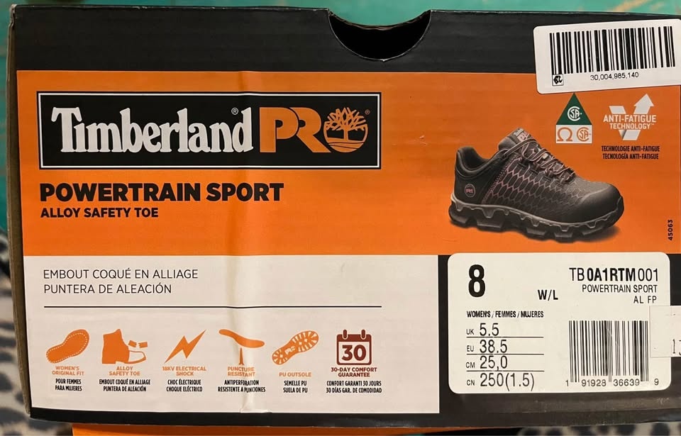 Timberland Pro Women's Steel Toe Shoe Size 8 - New w/ Box - photo 2