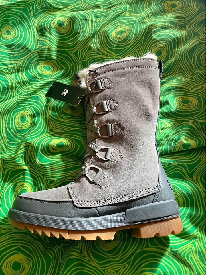 Brand new Tivoli Sorels size 8 in Quarry grey -tags on with box