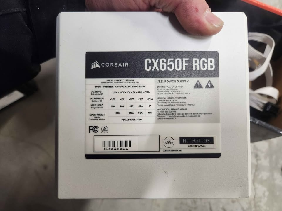 Corsair Power Supply CX650F RGB - photo 2