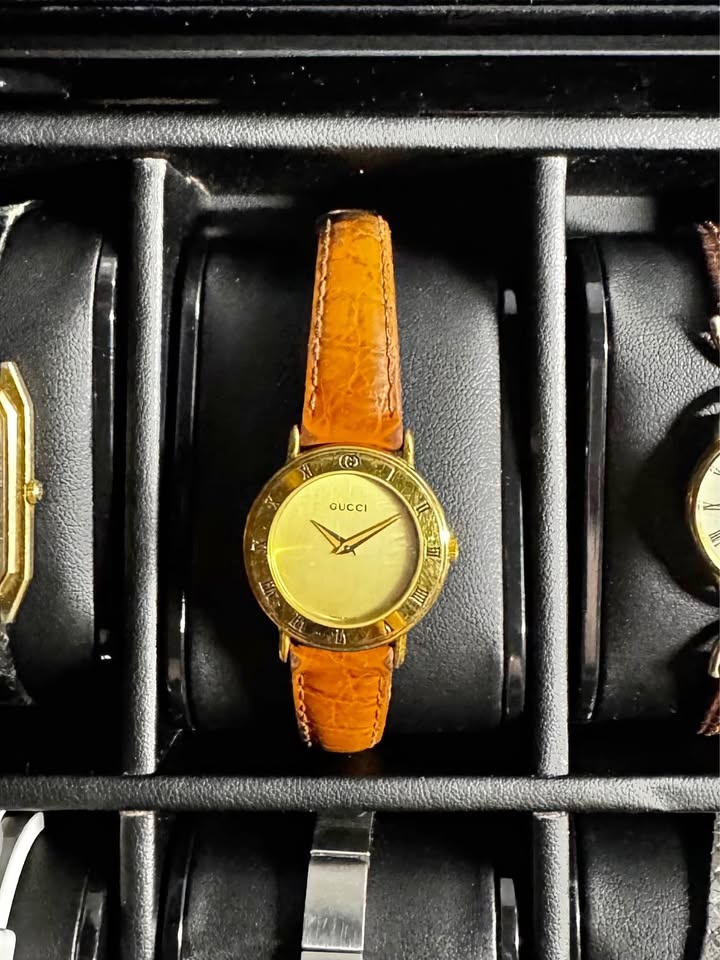 Vintage Gucci 3000L Gold-Tone Watch