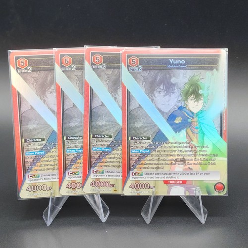 Yuno BCV-1-108 Super Rare SR Holofoil x4 Playset