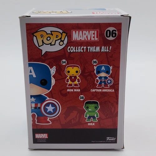 Funko Pop! Marvel Captain America #06 - 2017 Summer Convention E - photo 4
