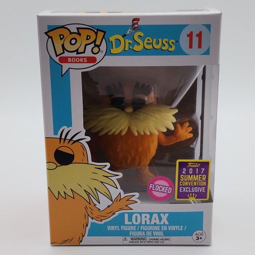 Funko Pop! Dr.Seuss LORAX #11 Flocked - 2017 Summer Convention E