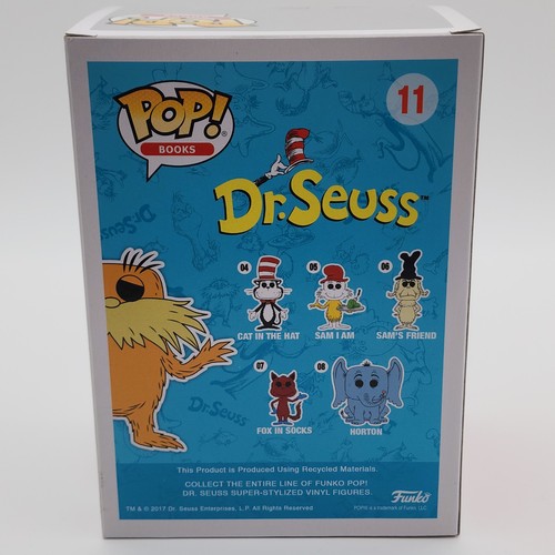 Funko Pop! Dr.Seuss LORAX #11 Flocked - 2017 Summer Convention E - photo 3