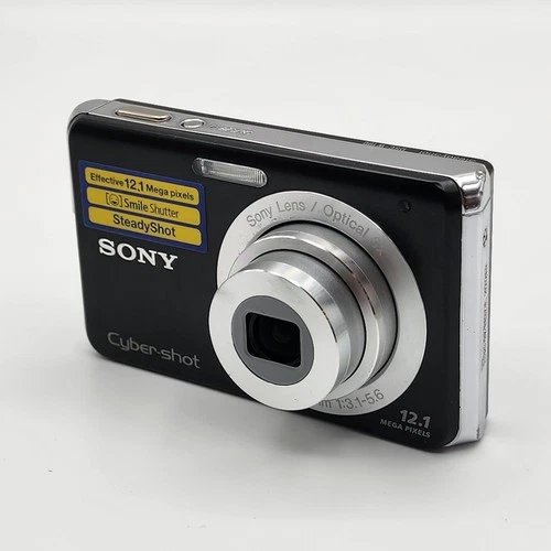 Sony Cyber-shot DSC-W190 12.1 MP Black Near Mint
