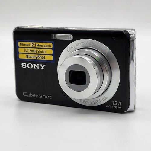 Sony Cyber-shot DSC-W190 12.1 MP Black Near Mint - photo 3
