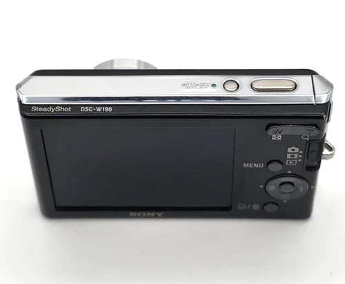 Sony Cyber-shot DSC-W190 12.1 MP Black Near Mint - photo 4