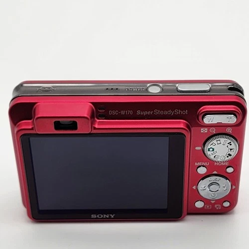 Sony Cyber-shot DSC-W170 10.1 MP Red Near Mint - photo 4