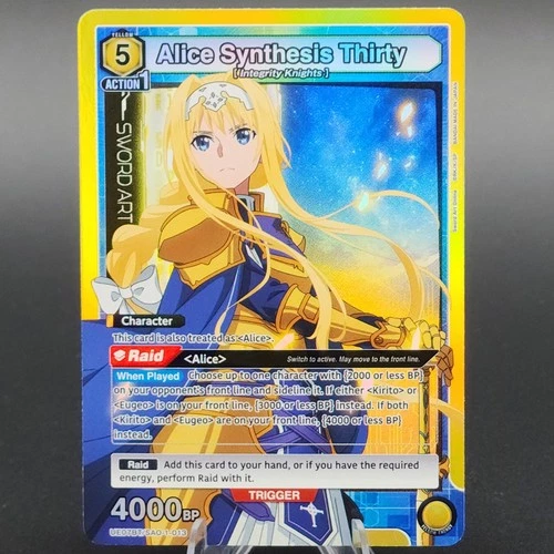 Alice Synthesis Thirty SAO-1-013 Super Rare SR Holofoil