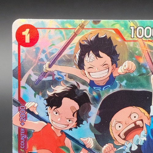 One Piece Ace & Sabo & Luffy OP13-007 SR Alternate Art - photo 2