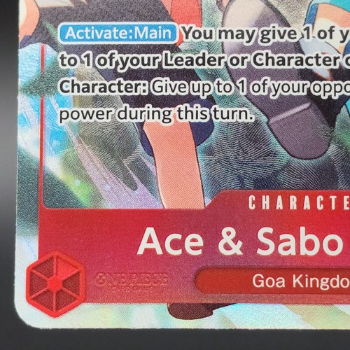 One Piece Ace & Sabo & Luffy OP13-007 SR Alternate Art - photo 4