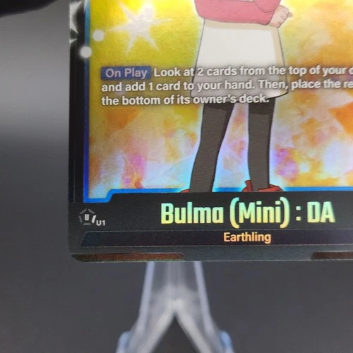 Bulma (Mini) : DA FS07-06 C* Parallel Holofoil - Dragon Ball Sup - photo 4