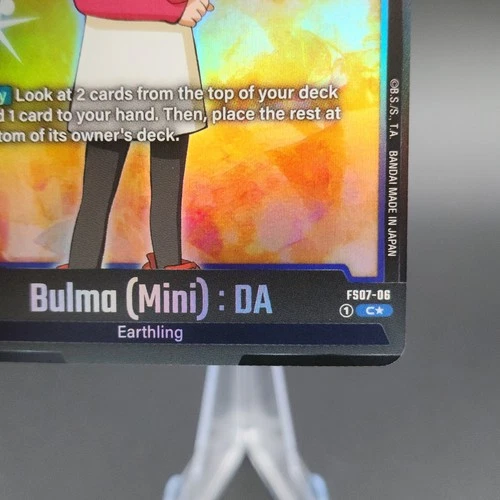 Bulma (Mini) : DA FS07-06 C* Parallel Holofoil - Dragon Ball Sup - photo 5