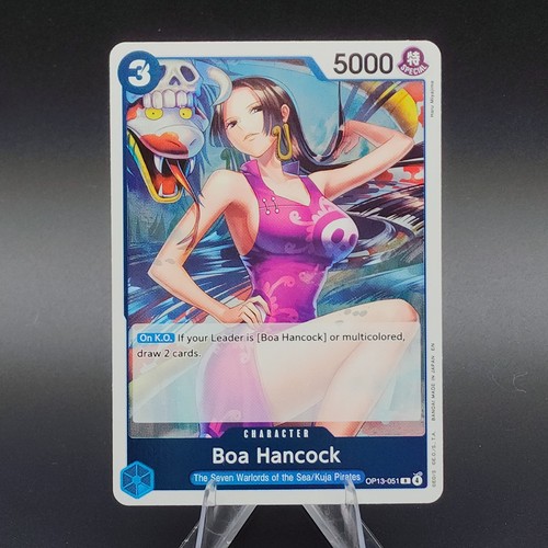 One Piece Boa Hancock OP13-051 Rare x4 Playset - Carrying On His - photo 2