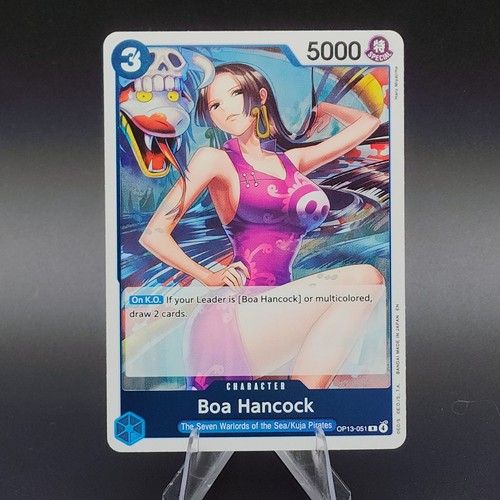 One Piece Boa Hancock OP13-051 Rare x4 Playset - Carrying On His - photo 4