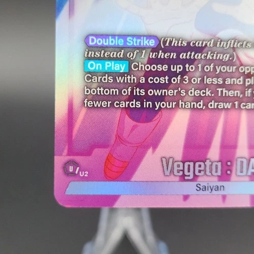 Vegeta : DA FS07-07 SR* Parallel Holofoil - Dragon Ball Super Fu - photo 4
