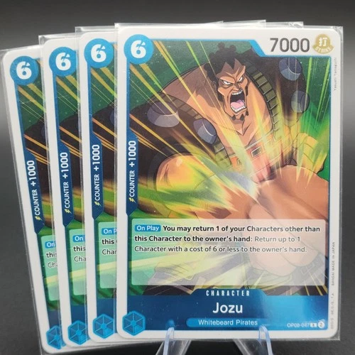 One Piece Jozu OP08-047 Rare x4 Two Legends
