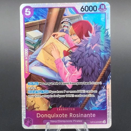 One Piece Donquixote Rosinante OP10-072 SR Royal Blood