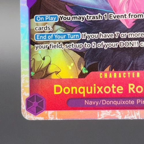 One Piece Donquixote Rosinante OP10-072 SR Royal Blood - photo 4