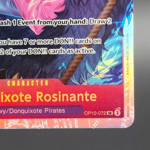 One Piece Donquixote Rosinante OP10-072 SR Royal Blood - photo 5