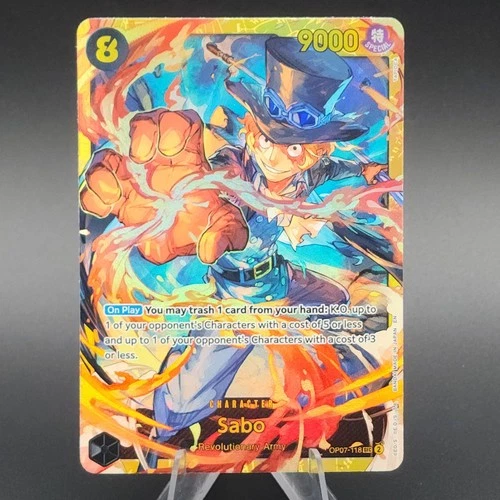 One Piece Sabo OP07-118 SEC - Premium Booster -The Best - Vol 2