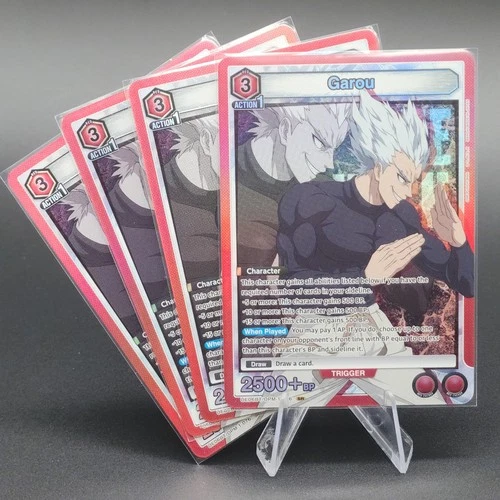 Garou OPM-1-076 Super Rare SR Holo-Foil x4 Playset