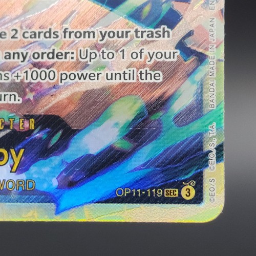 One Piece Koby OP11-119 SEC - A Fist of Divine Speed - photo 5