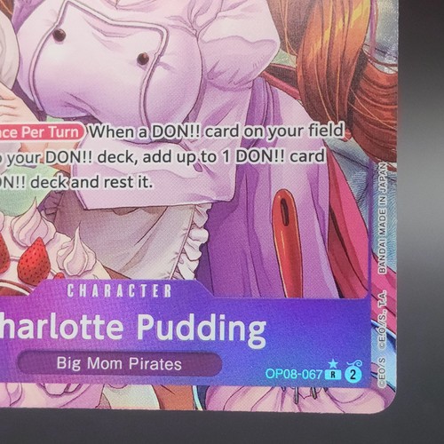 One Piece Charlotte Pudding OP08-067 R* Alternate Art - photo 5