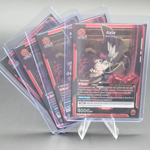 Asta BCV-1-75 Super Rare SR Holofoil 4x Playset