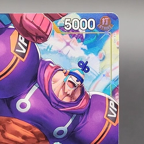 One Piece Franky OP07-107 R* Alternate Art 500 Years Future - photo 3
