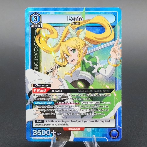 Leafa SAO-1-06 Super Rare SR Holofoil x4 Playset - photo 2
