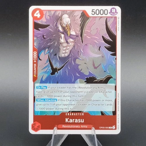 One Piece Karasu OP05-005 Rare x4 Playset - Awakening of the New - photo 2