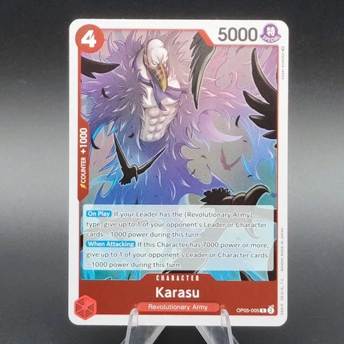 One Piece Karasu OP05-005 Rare x4 Playset - Awakening of the New - photo 4