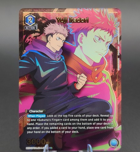 Yuji Itadori JJK-1-038 U* Alternate Art Holofoil