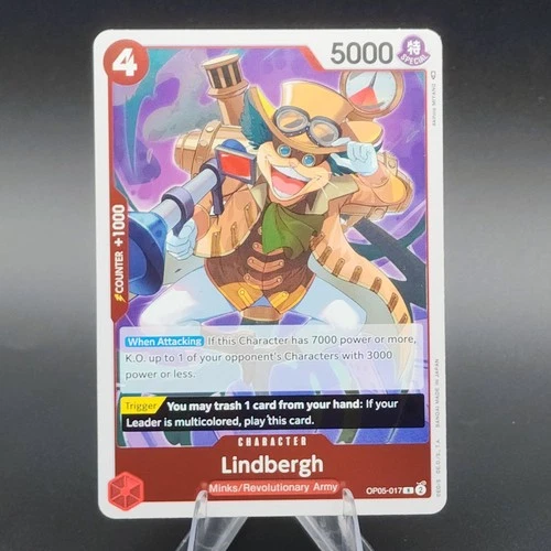One Piece Lindbergh OP05-017 Rare x4 Playset - Awakening of the - photo 4